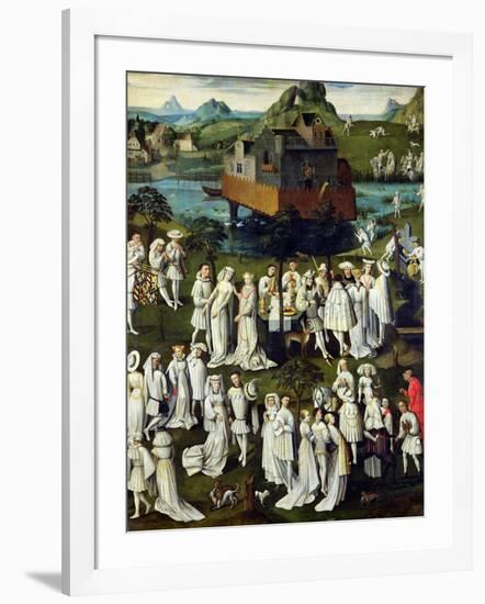 The Garden of Love at the Court of Philip the Good, in the Gardens of the Chateau De Hesdin in 1431-null-Framed Giclee Print