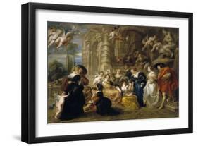 The Garden of Love, C. 1633-Peter Paul Rubens-Framed Giclee Print