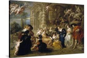 The Garden of Love, C. 1633-Peter Paul Rubens-Stretched Canvas