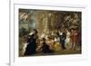 The Garden of Love, C. 1633-Peter Paul Rubens-Framed Giclee Print
