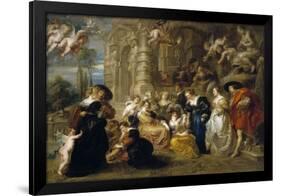 The Garden of Love, C. 1633-Peter Paul Rubens-Framed Giclee Print