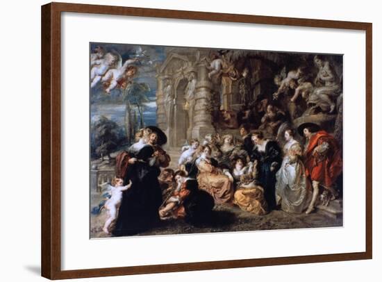 The Garden of Love, C1630-Peter Paul Rubens-Framed Giclee Print