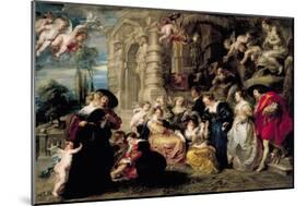 The Garden of Love, circa 1630-32-Peter Paul Rubens-Mounted Giclee Print