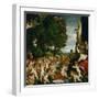 The Garden of Loves, a Theme by Philostrates, Painted Around 1518-Titian (Tiziano Vecelli)-Framed Premium Giclee Print