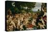 The Garden of Loves, Detail, 1518-Titian (Tiziano Vecelli)-Stretched Canvas
