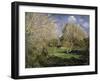 The Garden of Monsieur Hoschedé in Montgeron, 1881-Alfred Sisley-Framed Giclee Print