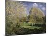 The Garden of Monsieur Hoschedé in Montgeron, 1881-Alfred Sisley-Mounted Giclee Print
