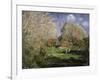 The Garden of Monsieur Hoschedé in Montgeron, 1881-Alfred Sisley-Framed Giclee Print