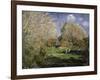 The Garden of Monsieur Hoschedé in Montgeron, 1881-Alfred Sisley-Framed Giclee Print