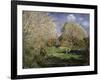 The Garden of Monsieur Hoschedé in Montgeron, 1881-Alfred Sisley-Framed Giclee Print