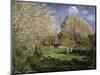 The Garden of Monsieur Hoschedé in Montgeron, 1881-Alfred Sisley-Mounted Giclee Print