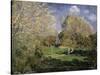 The Garden of Monsieur Hoschedé in Montgeron, 1881-Alfred Sisley-Stretched Canvas