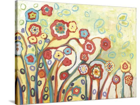 The Garden of My Dreams-Jennifer Lommers-Stretched Canvas