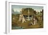 The Garden of Paradise, 1510-20-Hieronymus Bosch-Framed Giclee Print