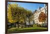 The Garden of Place Rene Viviani in Autumn-Massimo Borchi-Framed Photographic Print