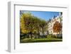 The Garden of Place Rene Viviani in Autumn-Massimo Borchi-Framed Photographic Print