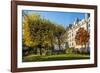 The Garden of Place Rene Viviani in Autumn-Massimo Borchi-Framed Photographic Print