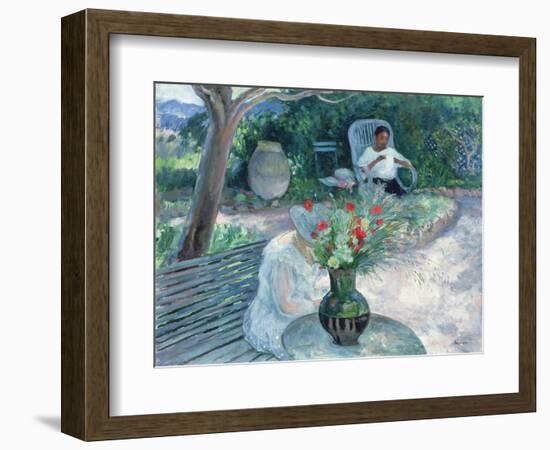 The Garden of Pradet, C.1923-Henri Lebasque-Framed Giclee Print