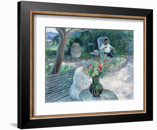 The Garden of Pradet, C.1923-Henri Lebasque-Framed Giclee Print