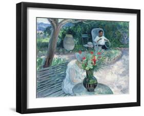 The Garden of Pradet, C.1923-Henri Lebasque-Framed Giclee Print