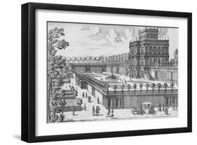 The Garden of Rome; Li Giardini Di Roma-Giovanni Battista Falda-Framed Giclee Print