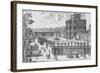 The Garden of Rome; Li Giardini Di Roma-Giovanni Battista Falda-Framed Giclee Print