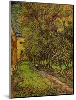 The Garden of Saint-Paul Hospital-Vincent van Gogh-Mounted Art Print