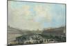 The Garden of the Palais Royal, 1791-Louis-Nicolas de Lespinasse-Mounted Giclee Print