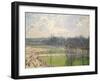 The Garden of the Tuileries on a Winter Afternoon, 1899-Camille Pissarro-Framed Giclee Print