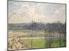 The Garden of the Tuileries on a Winter Afternoon, 1899-Camille Pissarro-Mounted Giclee Print