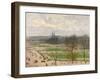 The Garden of the Tuileries on a Winter Afternoon, 1899-Camille Pissarro-Framed Giclee Print