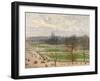 The Garden of the Tuileries on a Winter Afternoon, 1899-Camille Pissarro-Framed Giclee Print