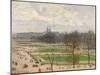 The Garden of the Tuileries on a Winter Afternoon, 1899-Camille Pissarro-Mounted Giclee Print