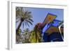 The Garden of the Villa Majorelle, Marrakech, Morocco, North Africa, Africa-Martin Child-Framed Photographic Print