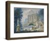 The Garden of Versailles, Tempera Painting-null-Framed Giclee Print