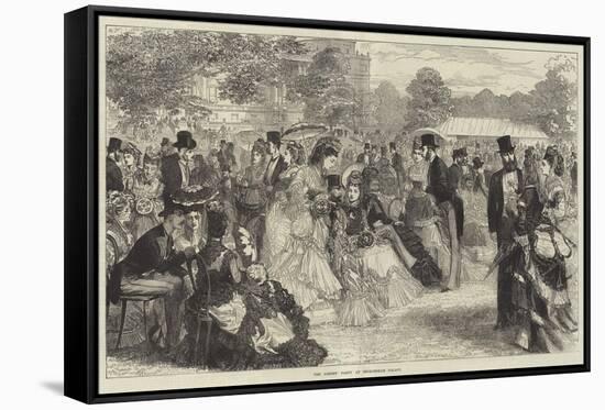 The Garden Party at Buckingham Palace-null-Framed Stretched Canvas