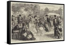 The Garden Party at Buckingham Palace-null-Framed Stretched Canvas