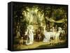 The Garden Party-Karl Schweninger II-Framed Stretched Canvas