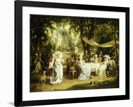 The Garden Party-Karl Schweninger II-Framed Giclee Print