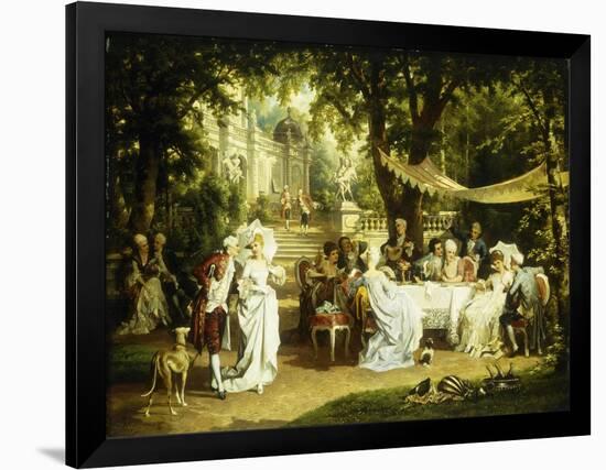 The Garden Party-Karl Schweninger II-Framed Giclee Print