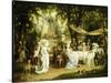 The Garden Party-Karl Schweninger II-Stretched Canvas