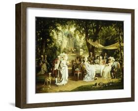 The Garden Party-Karl Schweninger II-Framed Giclee Print