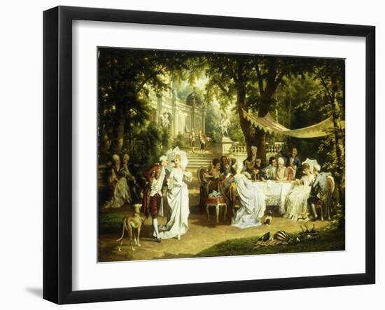 The Garden Party-Karl Schweninger II-Framed Giclee Print