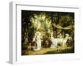 The Garden Party-Karl Schweninger II-Framed Giclee Print