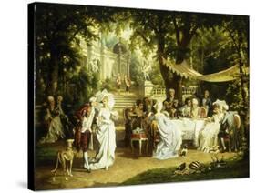 The Garden Party-Karl Schweninger II-Stretched Canvas