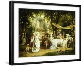The Garden Party-Karl Schweninger II-Framed Giclee Print
