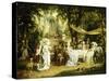 The Garden Party-Karl Schweninger II-Stretched Canvas