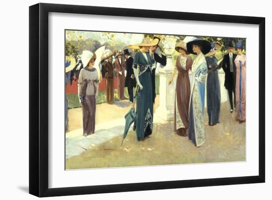 The Garden Party-Ludwik Strimpl-Framed Giclee Print