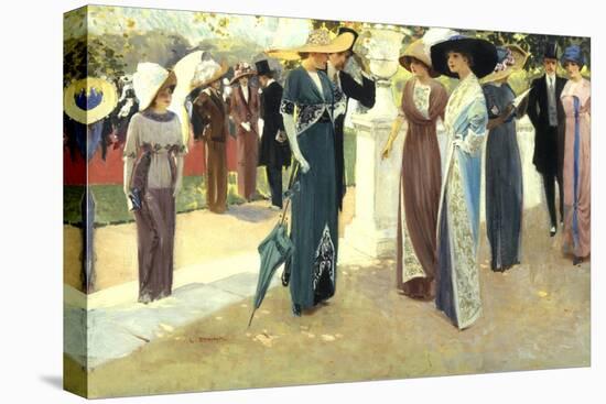 The Garden Party-Ludwik Strimpl-Stretched Canvas