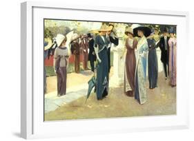 The Garden Party-Ludwik Strimpl-Framed Giclee Print